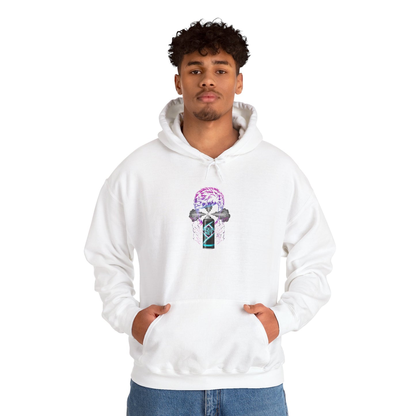 Mystical Graphic Hoodie - Cozy Unisex Sweatshirt, Casual Wear, Gift for Her, Unique Art Design, Comfortable Layer