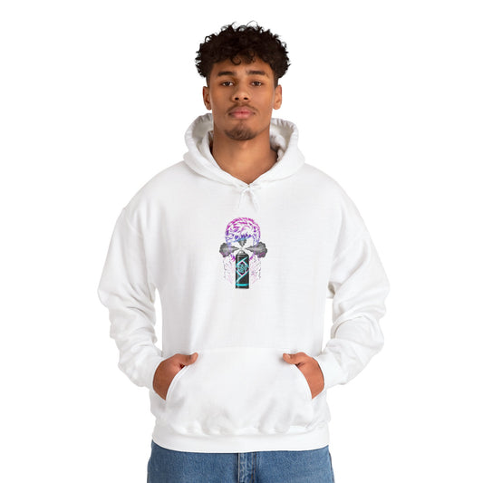 Mystical Graphic Hoodie - Cozy Unisex Sweatshirt, Casual Wear, Gift for Her, Unique Art Design, Comfortable Layer
