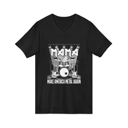 Metal V-Neck Tee: Make America Metal Again