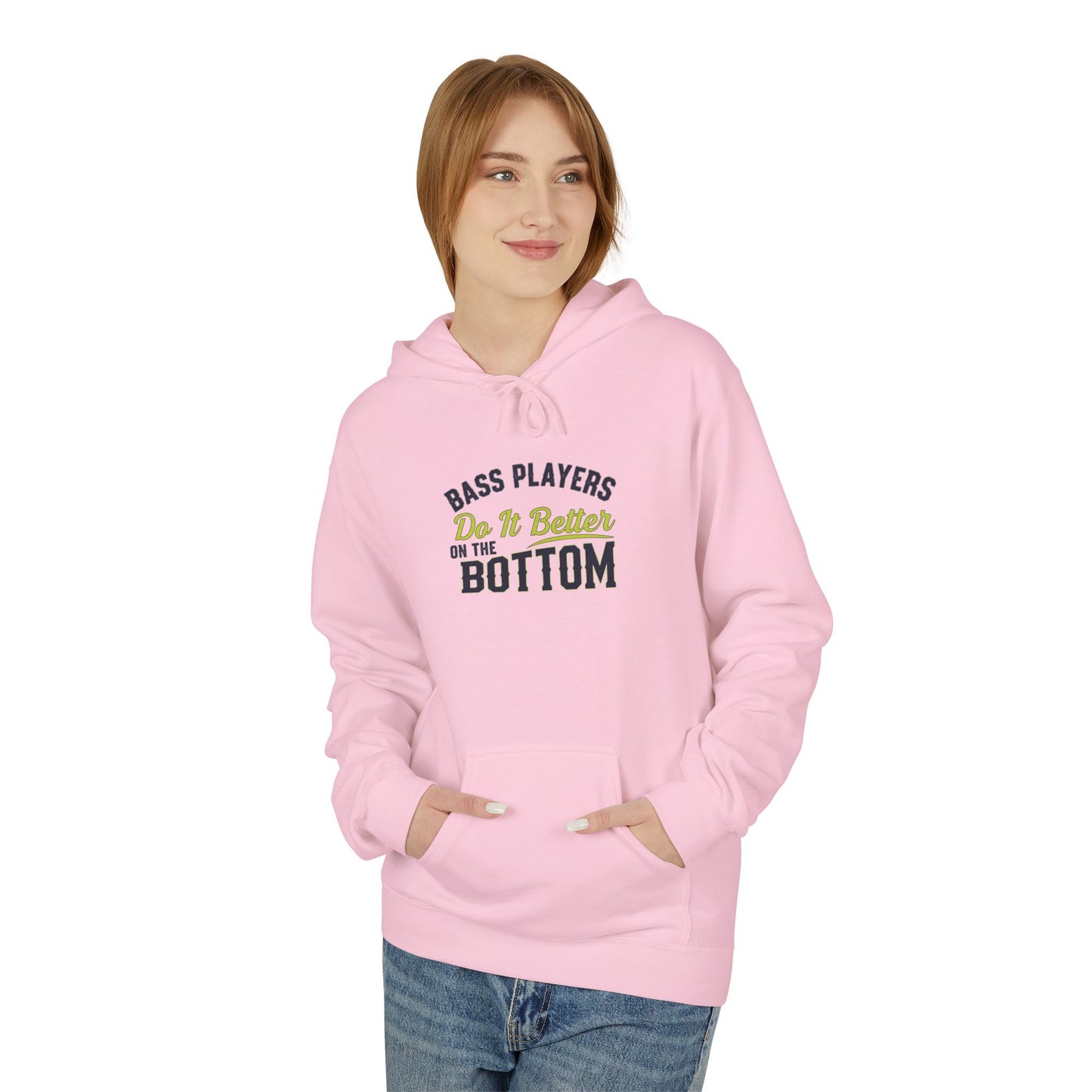 Bass Fishing Hoodie - Unisex Midweight Softstyle Fleece, Ideal for Fishermen, Outdoor Adventures, Fishing Gifts, Casual Wear