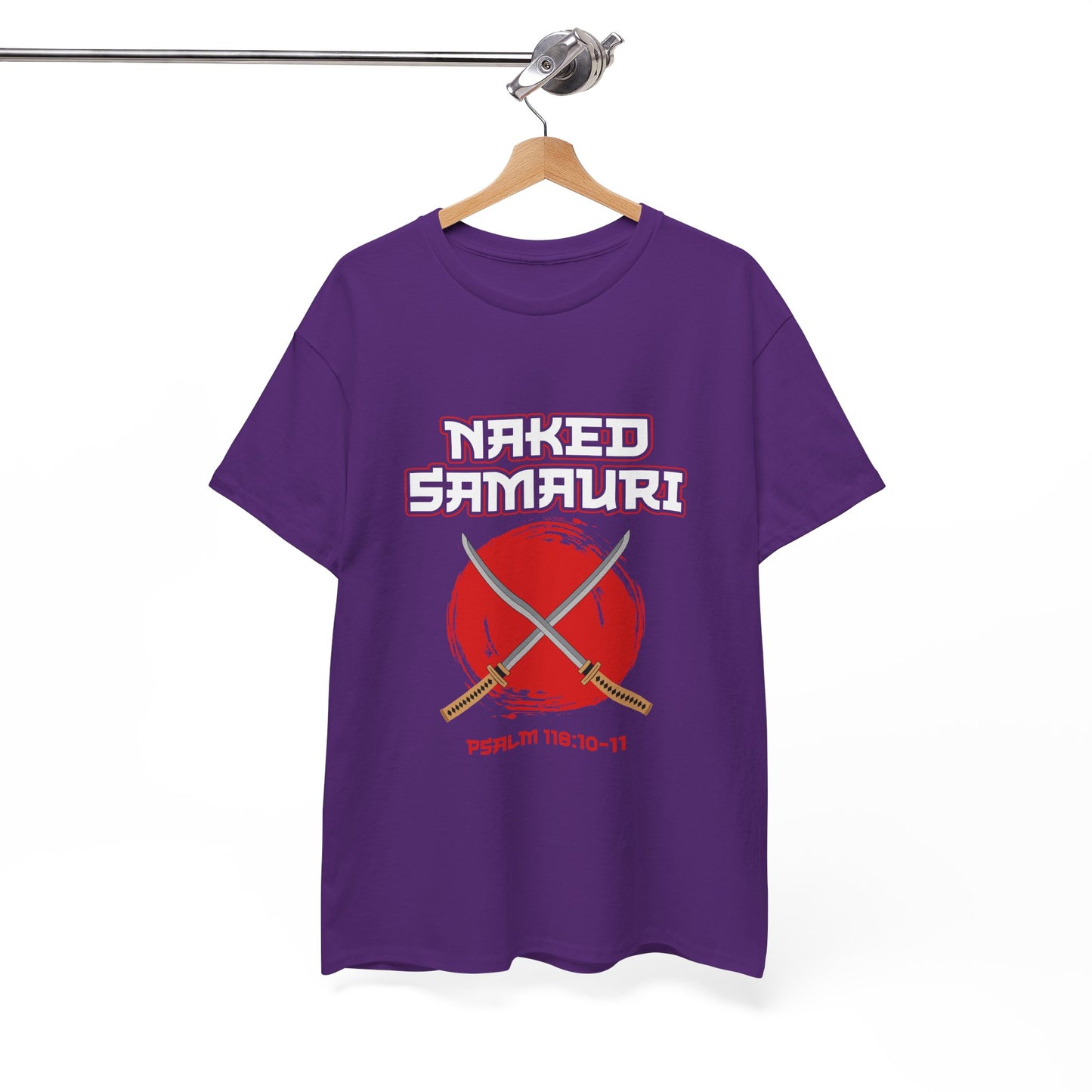 Naked Samurai Unisex Tee - Bold Graphic Cotton T-Shirt