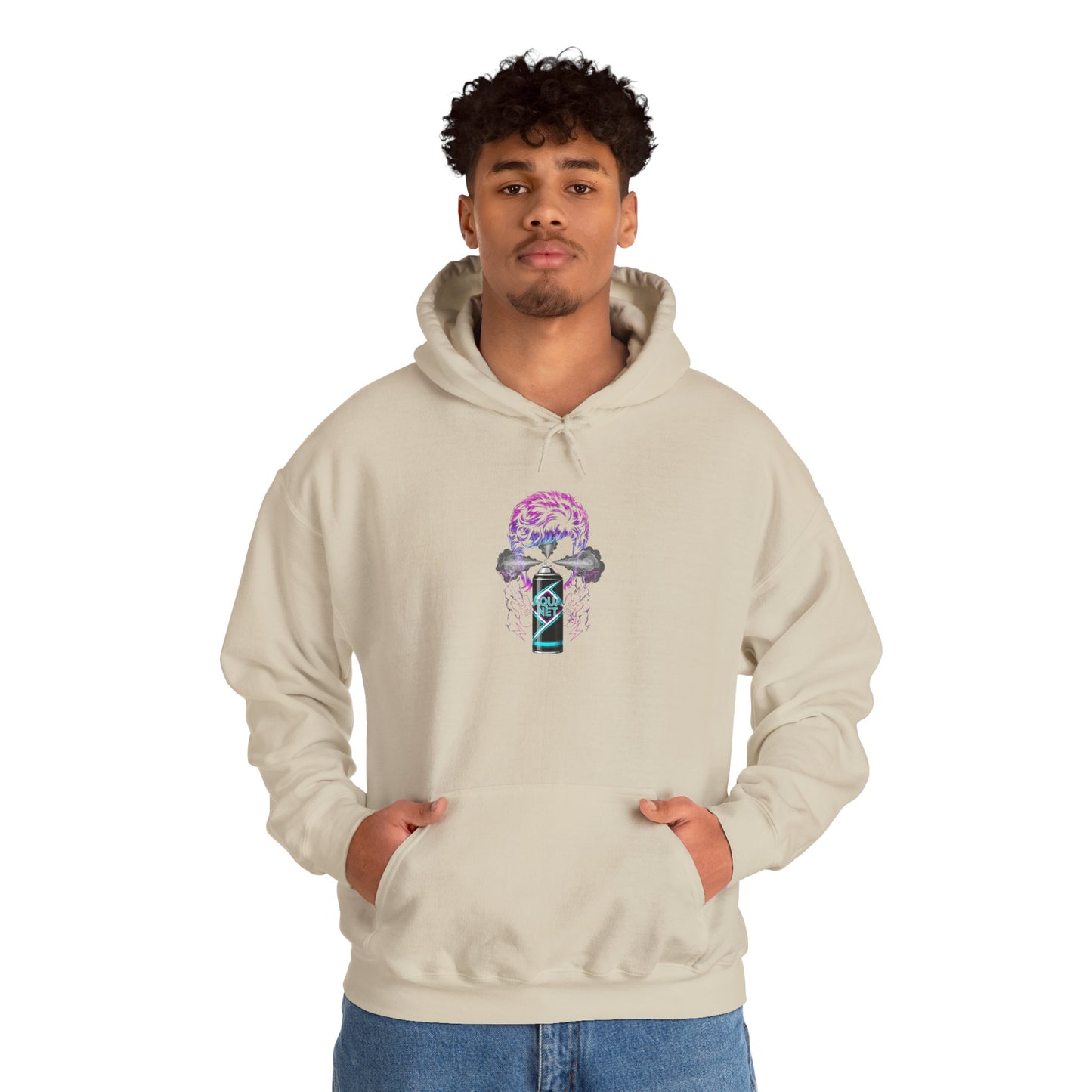 Mystical Graphic Hoodie - Cozy Unisex Sweatshirt, Casual Wear, Gift for Her, Unique Art Design, Comfortable Layer