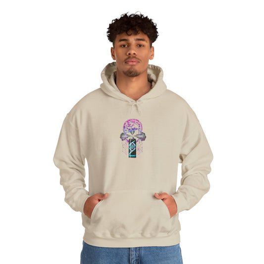 Mystical Graphic Hoodie - Cozy Unisex Sweatshirt, Casual Wear, Gift for Her, Unique Art Design, Comfortable Layer