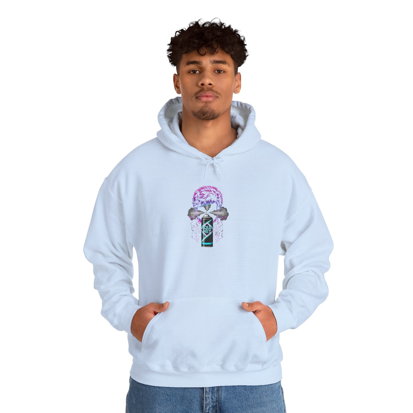 Mystical Graphic Hoodie - Cozy Unisex Sweatshirt, Casual Wear, Gift for Her, Unique Art Design, Comfortable Layer