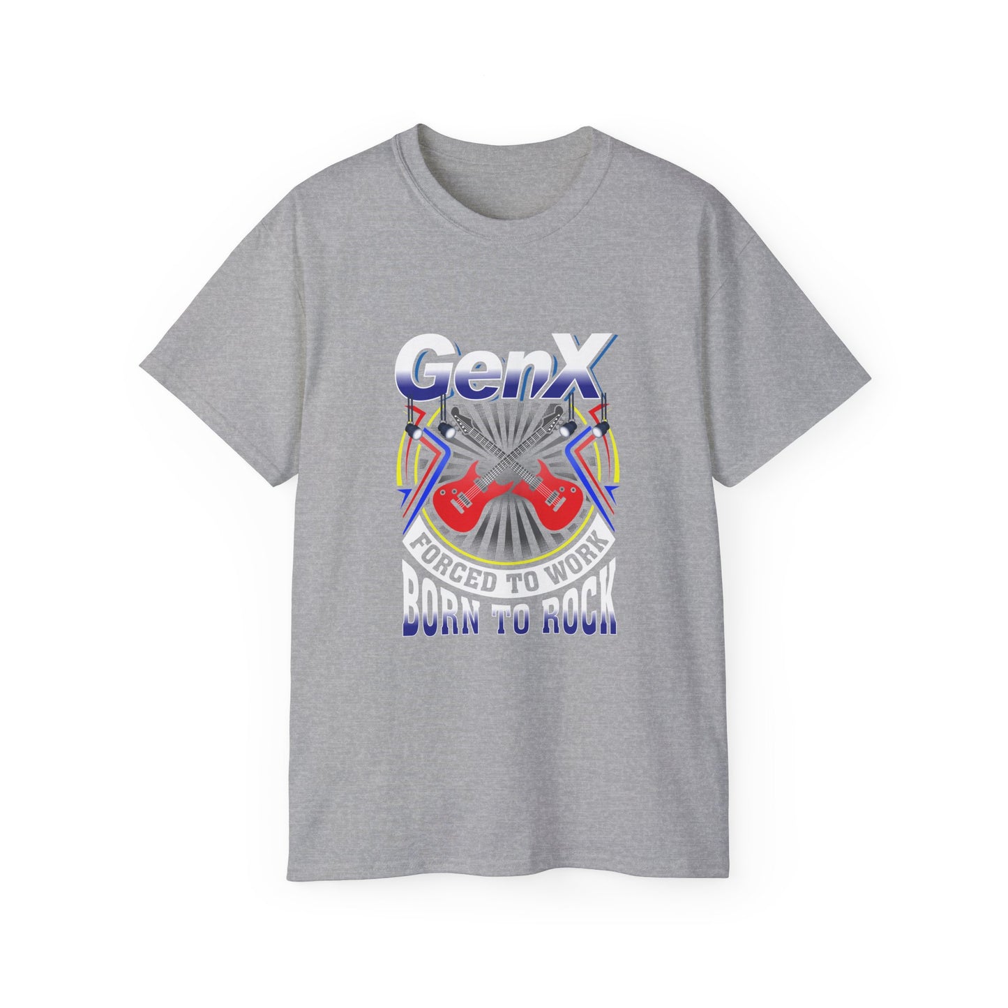 Gen X Vintage Tee, Nostalgic Graphic T-Shirt for Birthdays, Unisex Casual Wear, Perfect Gift for Retro Lovers, Music & Pop Culture