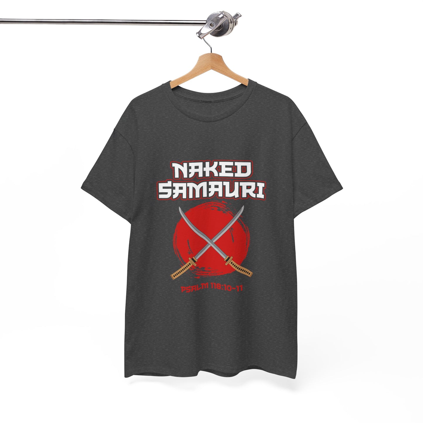 Naked Samurai Unisex Tee - Bold Graphic Cotton T-Shirt