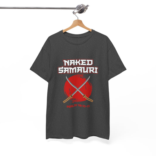 Naked Samurai Unisex Tee - Bold Graphic Cotton T-Shirt