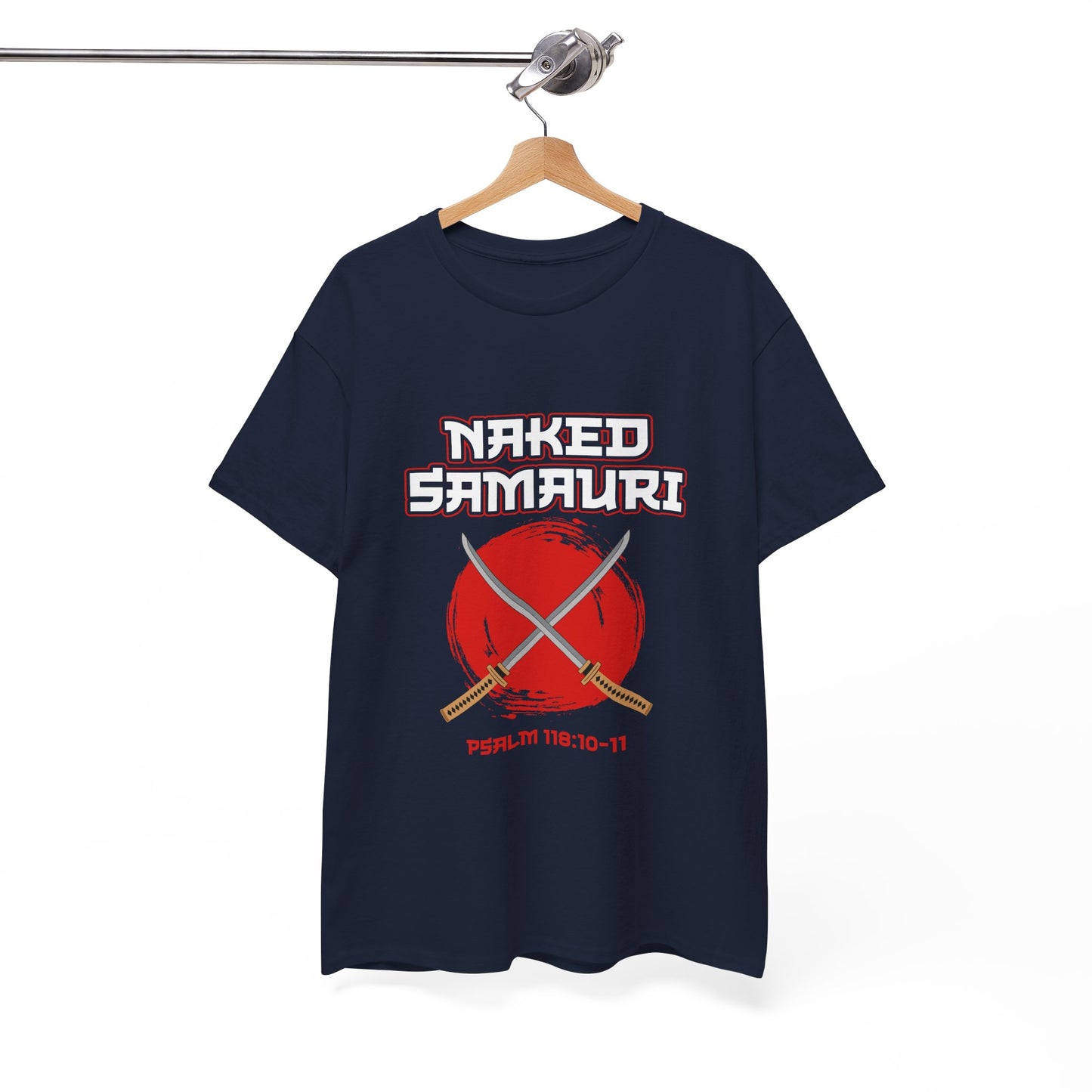 Naked Samurai Unisex Tee - Bold Graphic Cotton T-Shirt