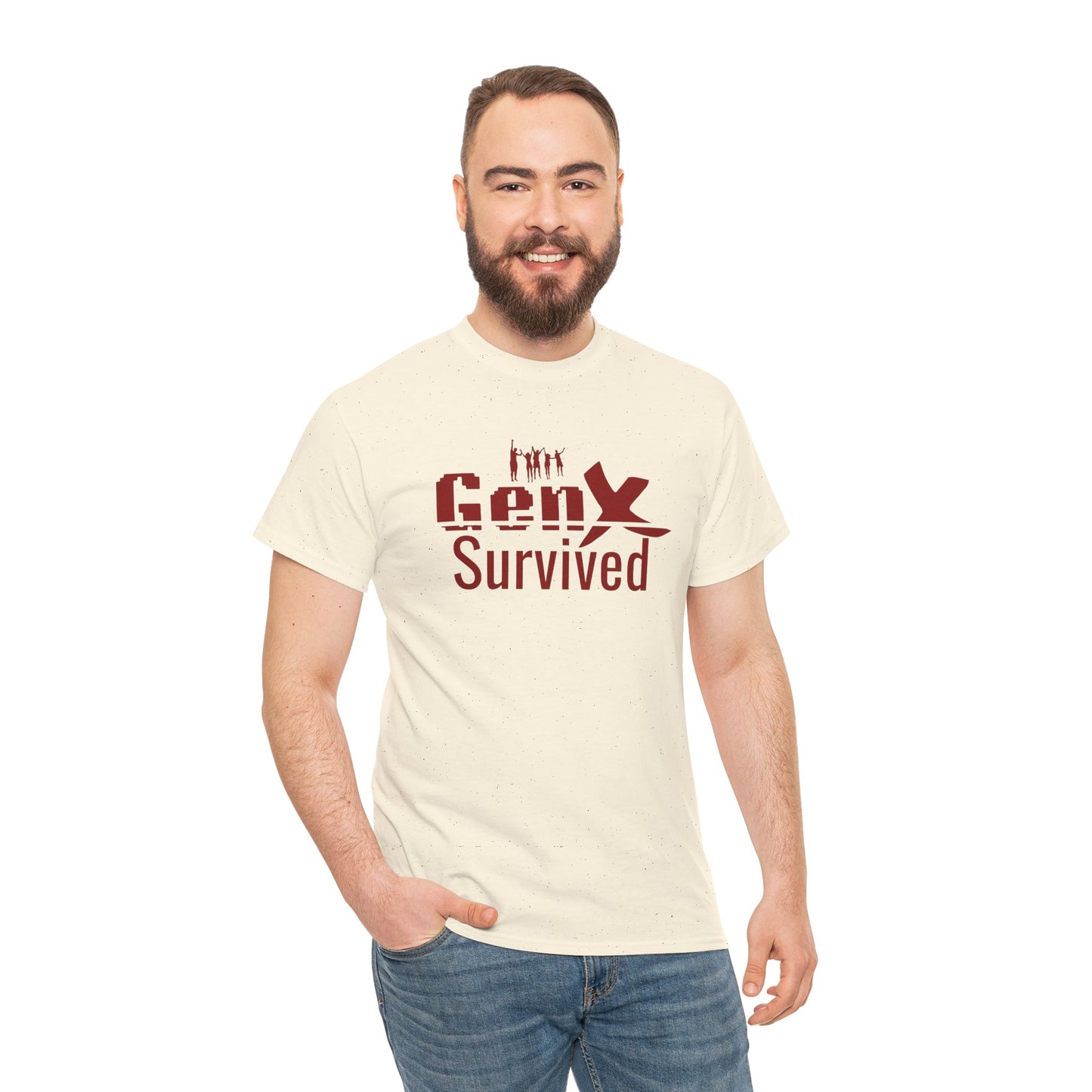 Gen X Survivor Unisex Tee | Nostalgic Fashion for Gen X, Casual Wear, Family Gatherings, Birthdays, Comfy T-Shirt