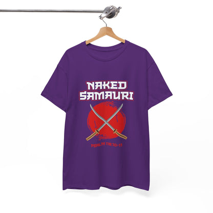 Naked Samurai Unisex Tee - Bold Graphic Cotton T-Shirt