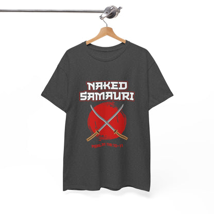 Naked Samurai Unisex Tee - Bold Graphic Cotton T-Shirt