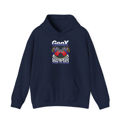Gen X Nostalgia Hoodie, Unisex Sweatshirt for Gen Xers, Retro Graphic Hoodie, Vintage Style Sweatshirt, Perfect Gift for Birthdays